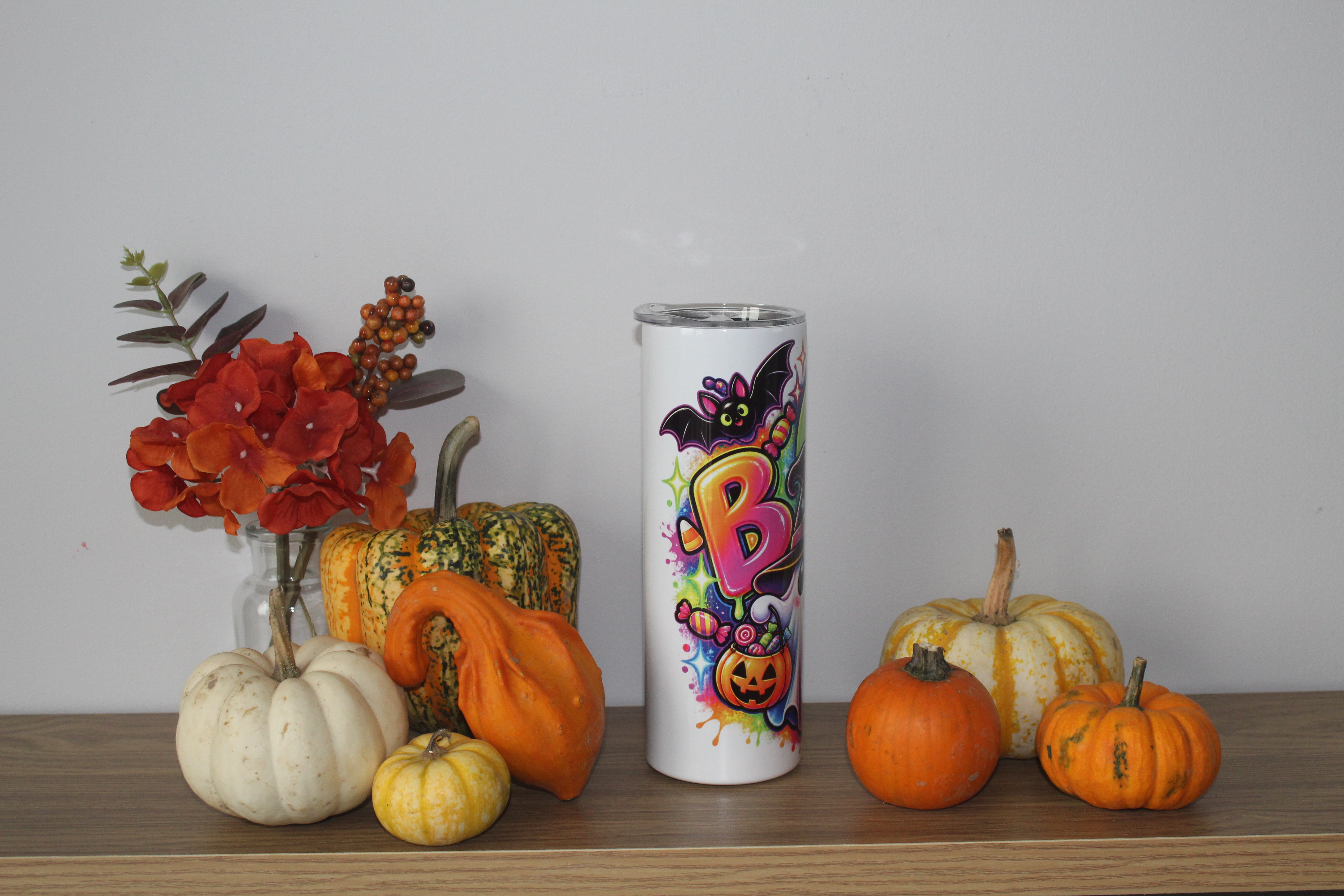 Vibrant Boo Halloween 20oz Tumbler - Image 2