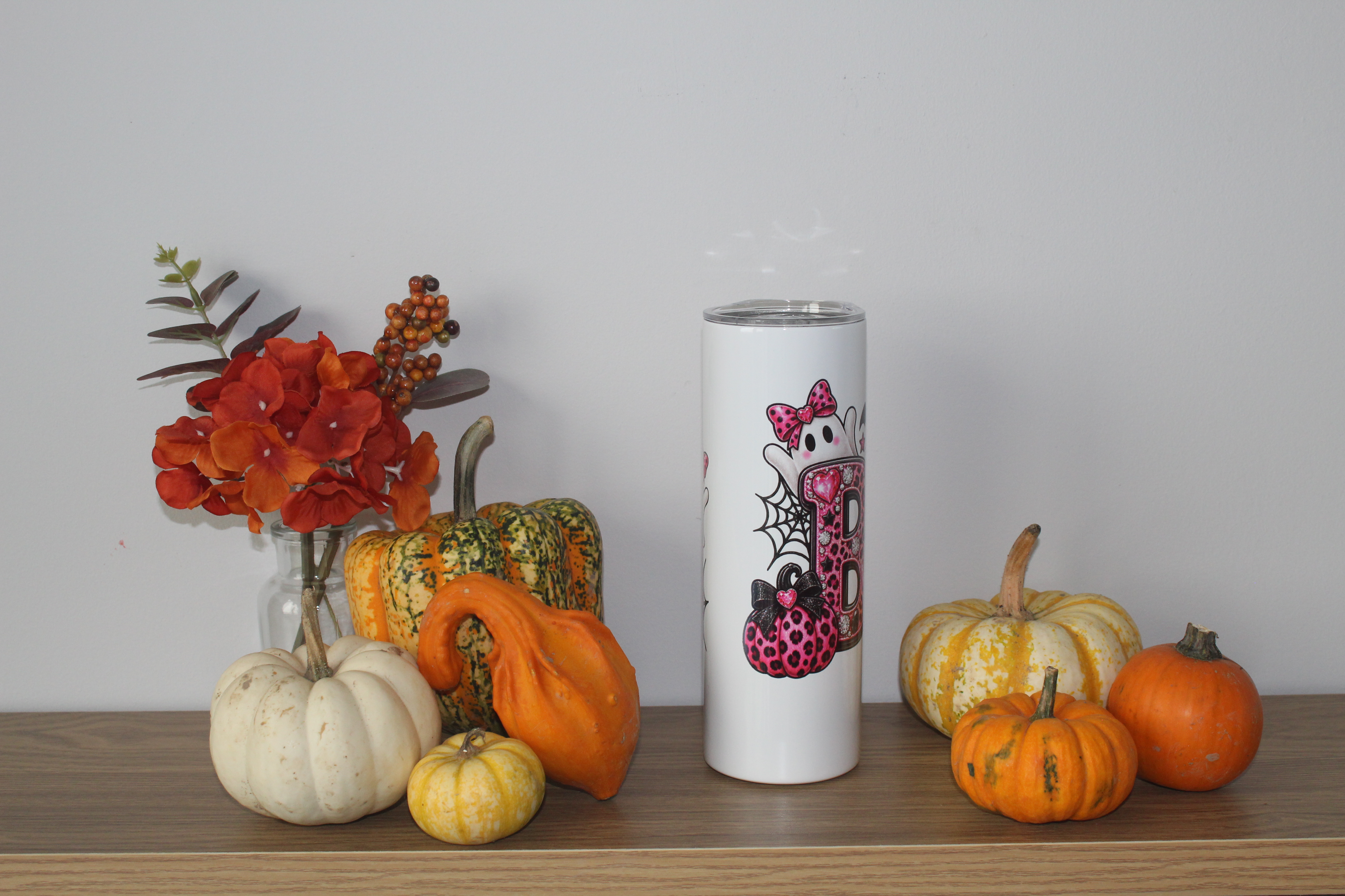 Pink BOO 20oz Tumbler - Image 2
